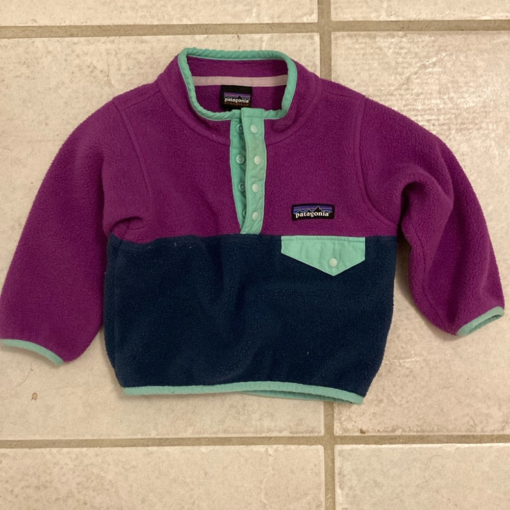 Patagonia fleece jacket 12-18 months